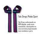 Tala Straps 100% Algodão para Musculação Cores Diversas