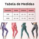 Kit 3 Calça Legging Feminina Empina Bumbum Fitness Modeladora Academia Treino Cós Alto Cintura Alta