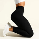 Calça Legging Feminina Canelada Premium Sem Costura