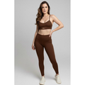 Conjunto Fitness Feminino Poliamida – Top + Calça Legging