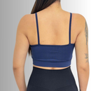 Kit 2 Tops Alcinha Academia Treino Fitness Forro duplo Bojo Removível