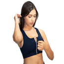 kit 2 Sutiã Esportivo com Zíper Frontal Ajustável